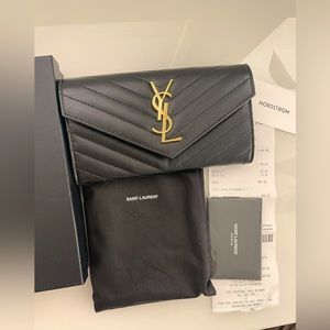 YSL wallet with original packaging